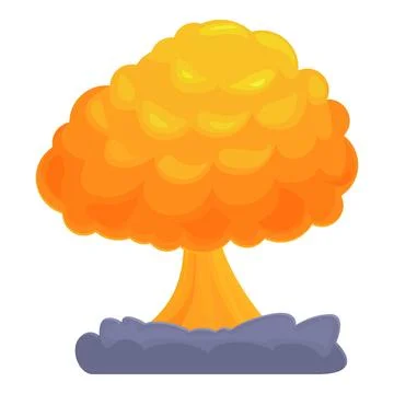 Explosion device icon cartoon vector. Power weapon Stock Illustration