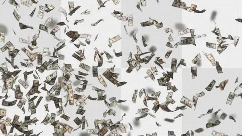 Explosion of dollar bills. Video stock 335668852