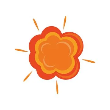 Explosion effect bomb design 스톡 일러스트