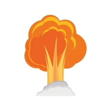 Explosion effect bomb Illustrazione stock