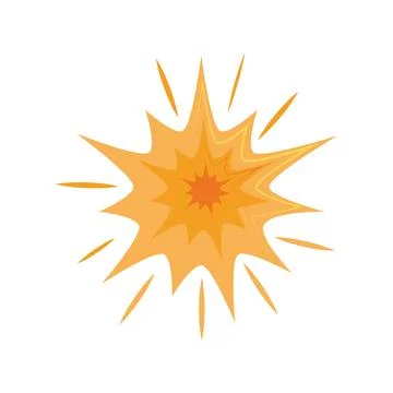 Explosion effect bright 库存插图