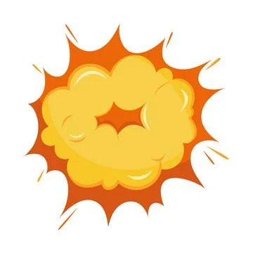 Explosion effect illustration Stockillustratie