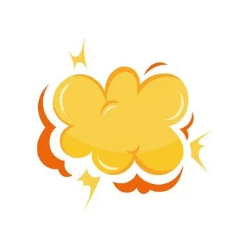 Explosion effect smoke Stock Illustration