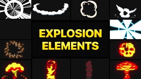 Explosion Elements | After Effects Catálogo de After Effects