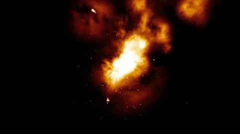 Explosion fire abstract background texture Stock Illustration