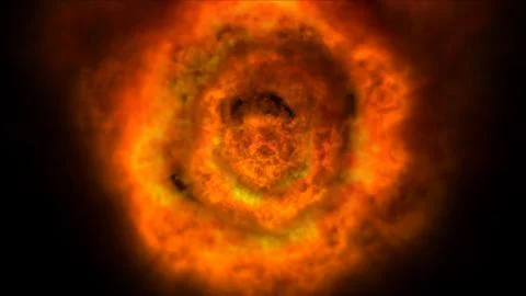 Explosion fire ball Stock Illustration