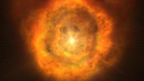 Explosion fire ball Stock Illustration