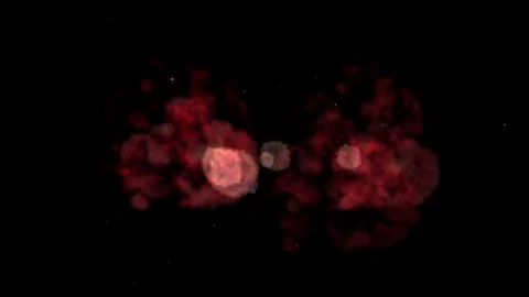 Explosion of fire Stock Footage 293348671