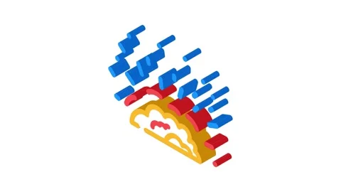 Explosion fire isometric icon animation Stock Footage 327295617