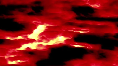 Explosion of fire or red clouds Stock Footage 333794657