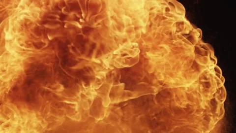 Explosion Fire Transition Stock-Footage 232302695