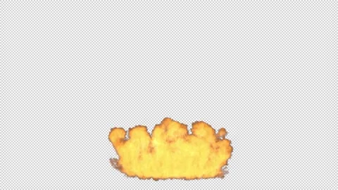 Explosion Fireball Massive Alpha Chanel 4K Stock-Footage 231457433