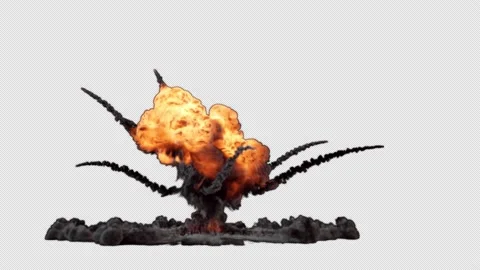 Explosion Stock Footage 173334348
