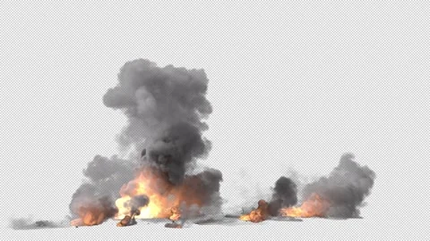 Explosion 動画素材 300674366