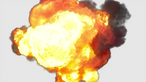 Explosion Front 01 HD Stock Footage 312507761