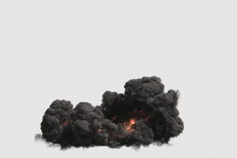 Explosion FX Plate 動画素材 151675224