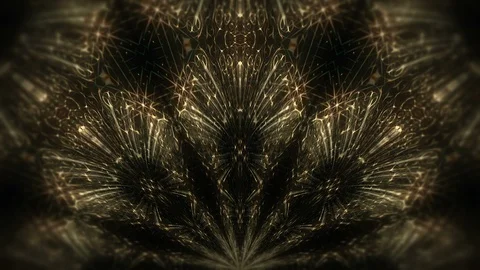 Explosion of Golden Energy Full HD VJ Loop Stock Footage 88209448