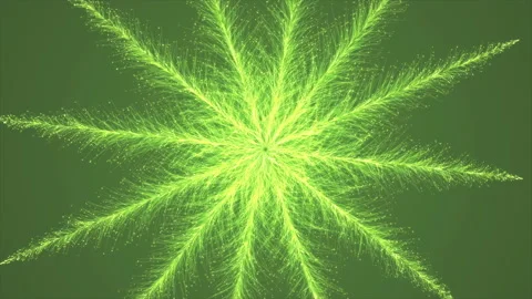 Explosion green lights sparkles. Glowing light explodes Vídeos de archivo 112275257