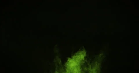 Explosion Of Green Powder Stock Footage 206050533