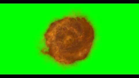 Explosion on green screen background | Stock Video | Pond5