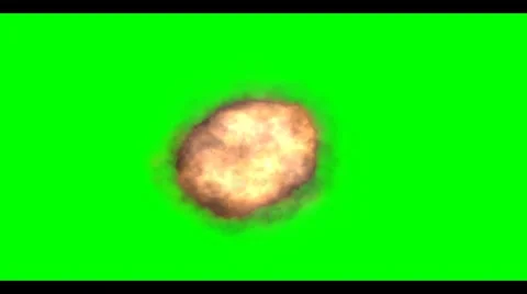 Explosion on green screen background | Stock Video | Pond5
