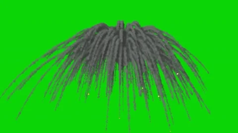 Explosion on green screen 库存影片 49562161