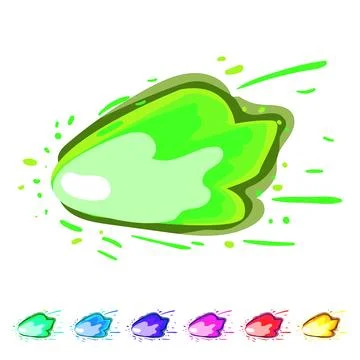 Explosion gun flash cartoon vector graphic イラスト素材