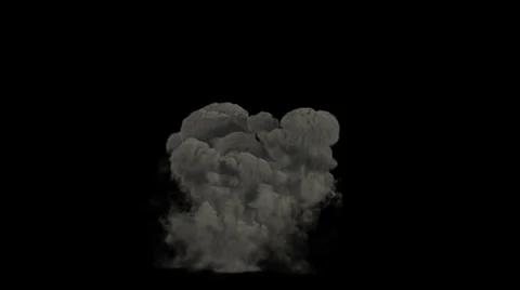 Explosion HD With Alpha Channel Video stock 37214130