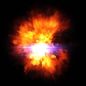 Explosion An illustration of a hot firework explosion Copyright: xZoonar.c... Stock-Fotos