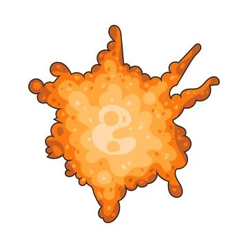 Explosion illustration Stock Illustration