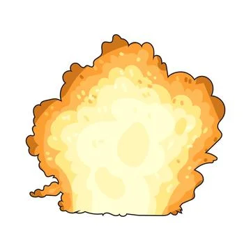 Explosion illustration Stock Illustration