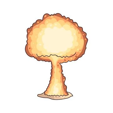 Explosion illustration Stock Illustration