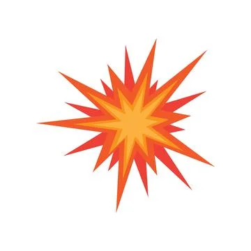 Explosion illustration vector Stock Illustration