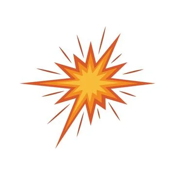 Explosion illustration vector Stock Illustration