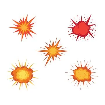 Explosion illustration vector Illustration