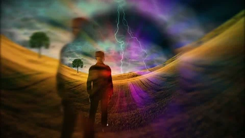 Explosion of imagination Stock Footage 233631622