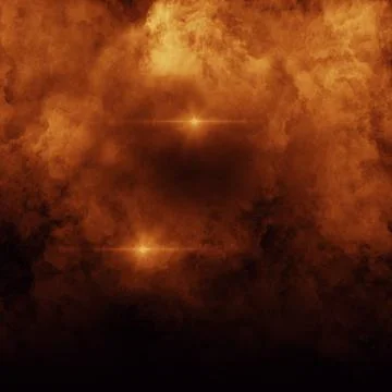 Explosion by an impact of a cloud of particles of powder and smoke of color.. Stock Illustration