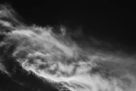 Explosion by an impact of a cloud of particles of powder of color white on a Foto stock