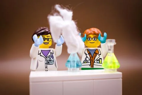 Explosion in the lab Stock Photos