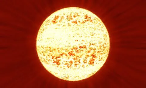 The explosion of a large star. Stock Illustration