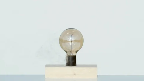 Explosion of a light bulb, Ultra Slow Motion Stock Footage 86578774