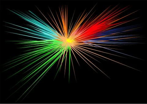 Explosion of light 스톡 일러스트