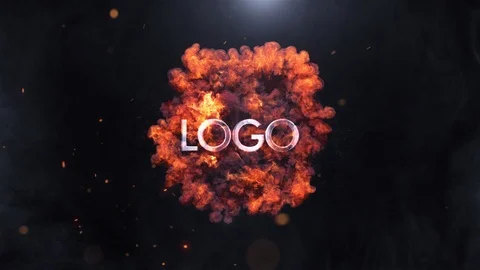 Explosion Logo Intro Stock After Effects