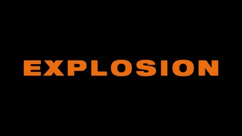 EXPLOSION - LOOPING VIDEO Stockbeeldmateriaal 142877503
