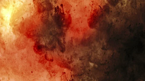 Explosion with a lot of smoke and ash particles Stock Footage 37602955