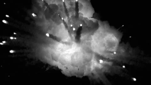 Explosion matte 31 1 1 Stock Footage 302294378