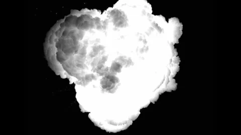 Explosion matte 32 1 1 Stock Footage 302294383