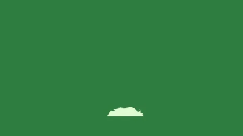 Explosion in the middle clock cloud castle scene illustration emotion style Stock Footage 335696169