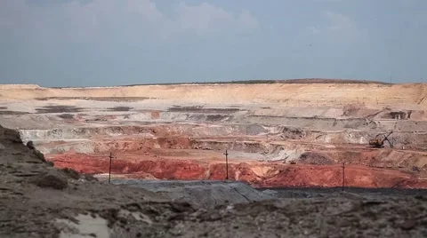 The explosion in the mine Stock Footage 64460808