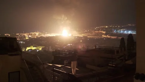 Explosion in Morocco Stock-Footage 145451062